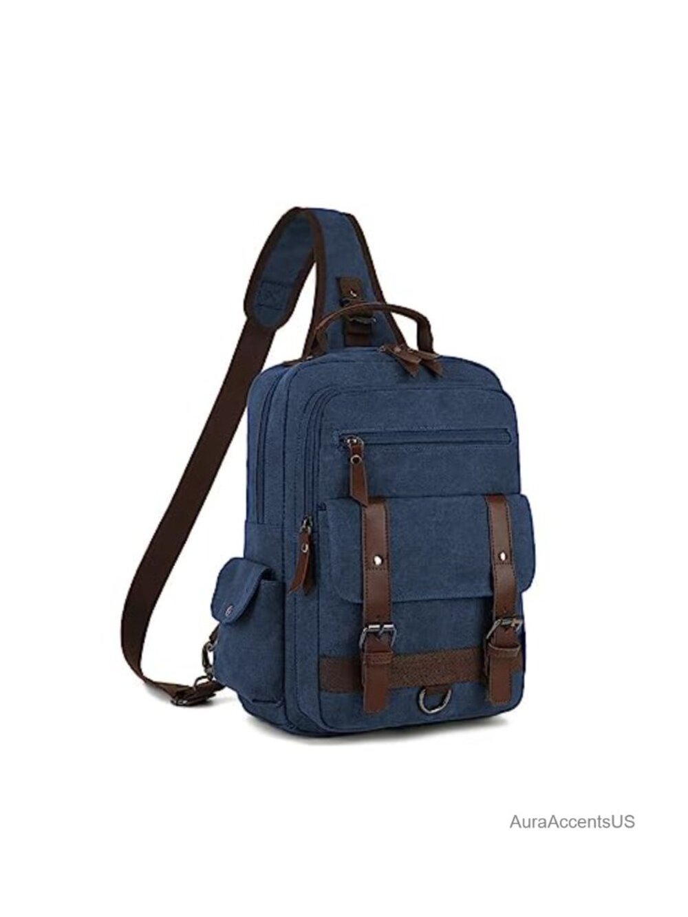 Canvas Messenger Bag Laptop Crossbody Shoulder Bag Travel